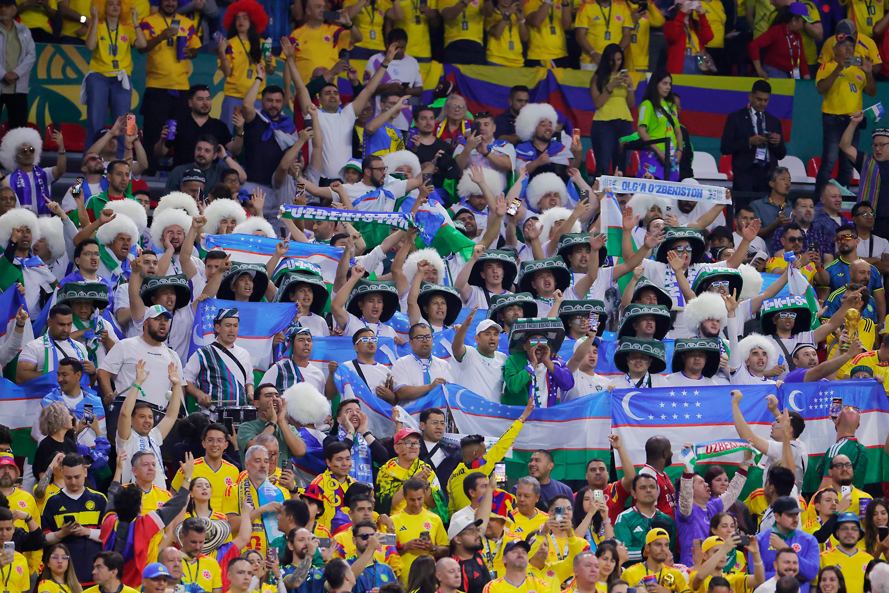 From watching Ronaldo posters to sharing a pitch — Uzbek fans live the impossible dream in Houston
